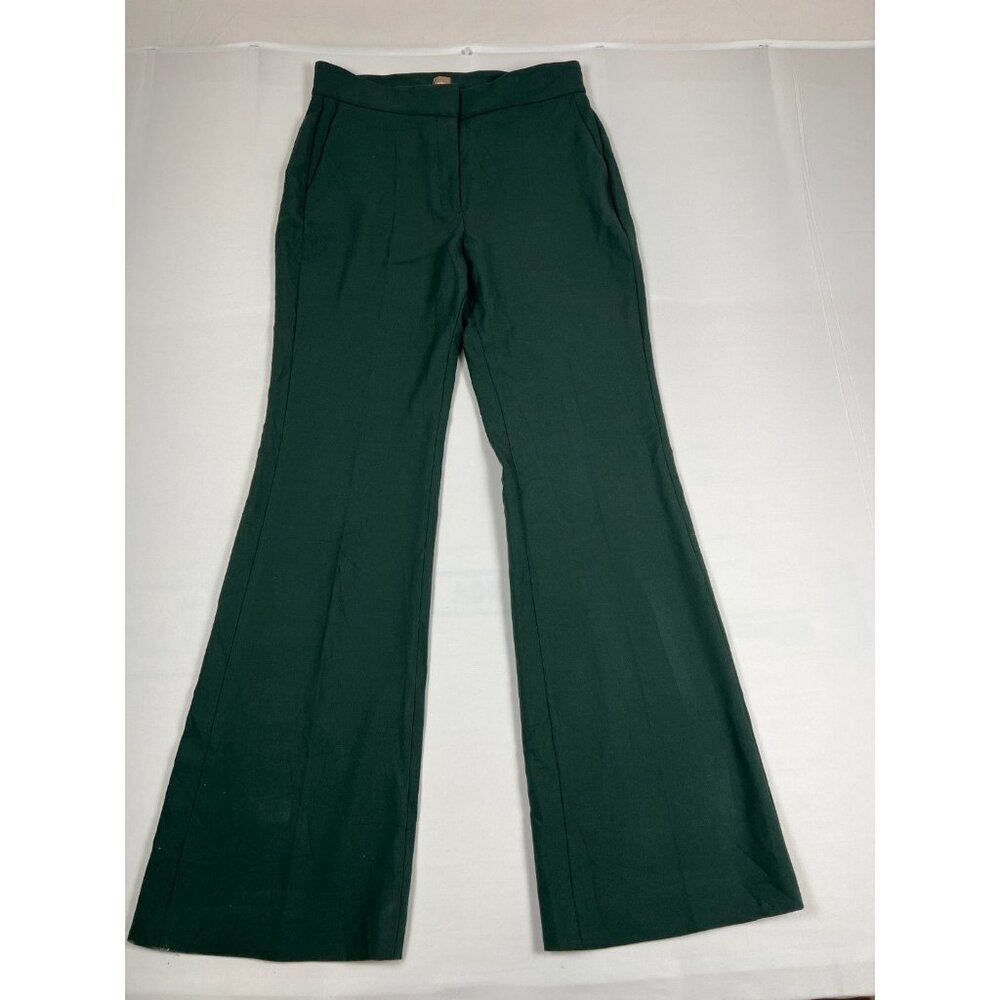 Hugo Boss Women 8x31.5 Open Green Better Boss Wide Leg Pants NWT